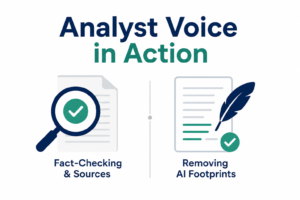 analyst voice in action
