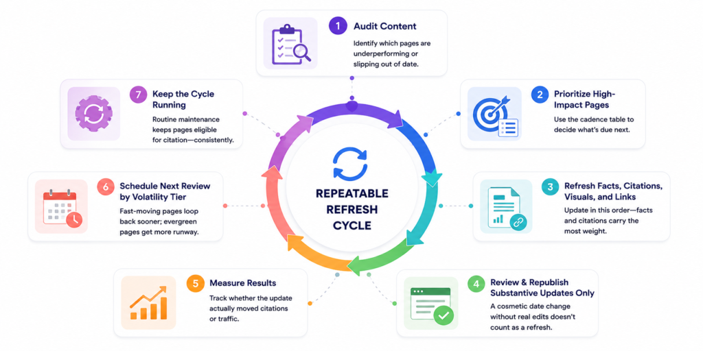 build a repeatable refresh cycle