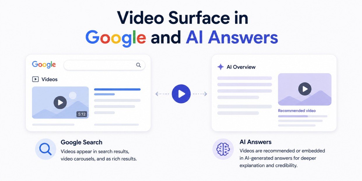 how does video surface in google