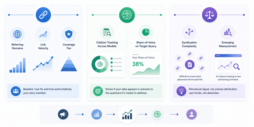 how to measure data driven pr results