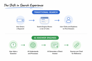 traditional search answer engine 