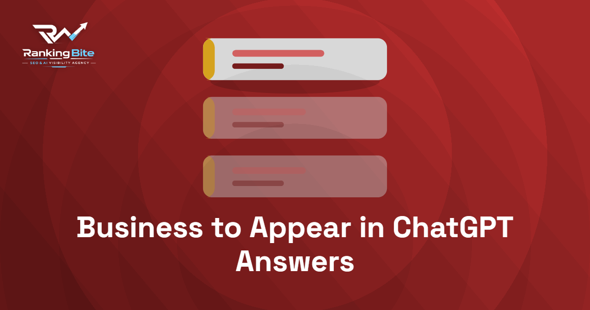 business to appear in chatgp answers