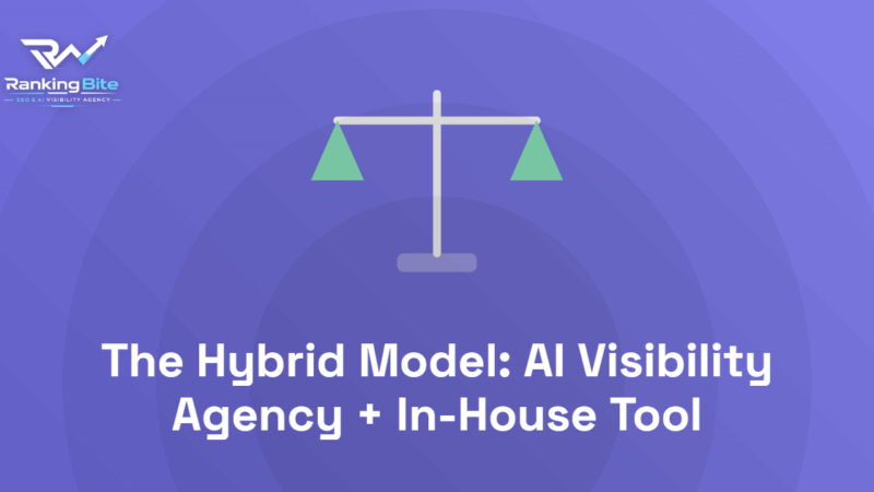The Hybrid Model: AI Visibility Agency + In-House Tool
