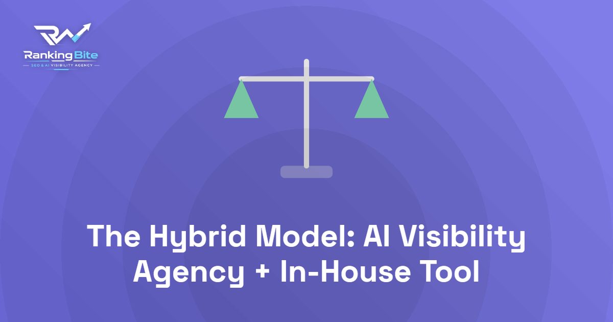 The Hybrid Model: AI Visibility Agency + In-House Tool