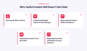content structure that weaken citation potential
