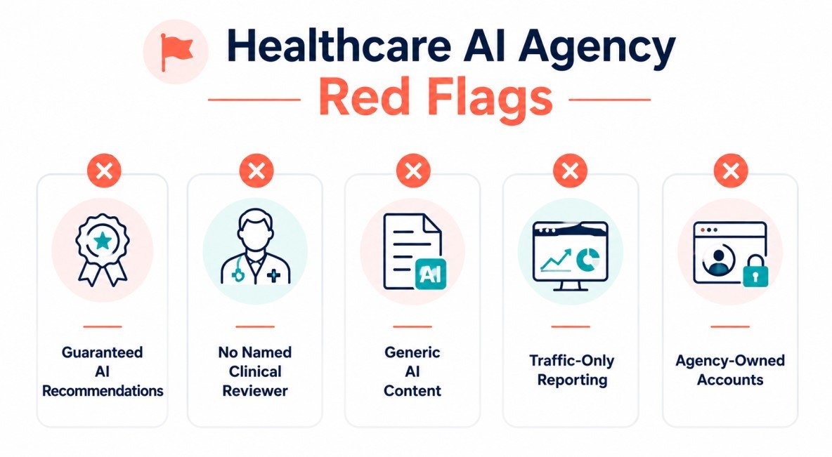 healthcare ai agency red flags