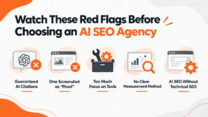 red flags to watch in ai seo agency