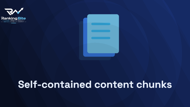 Self-Contained Content Chunks: Structuring Content for Retrieval