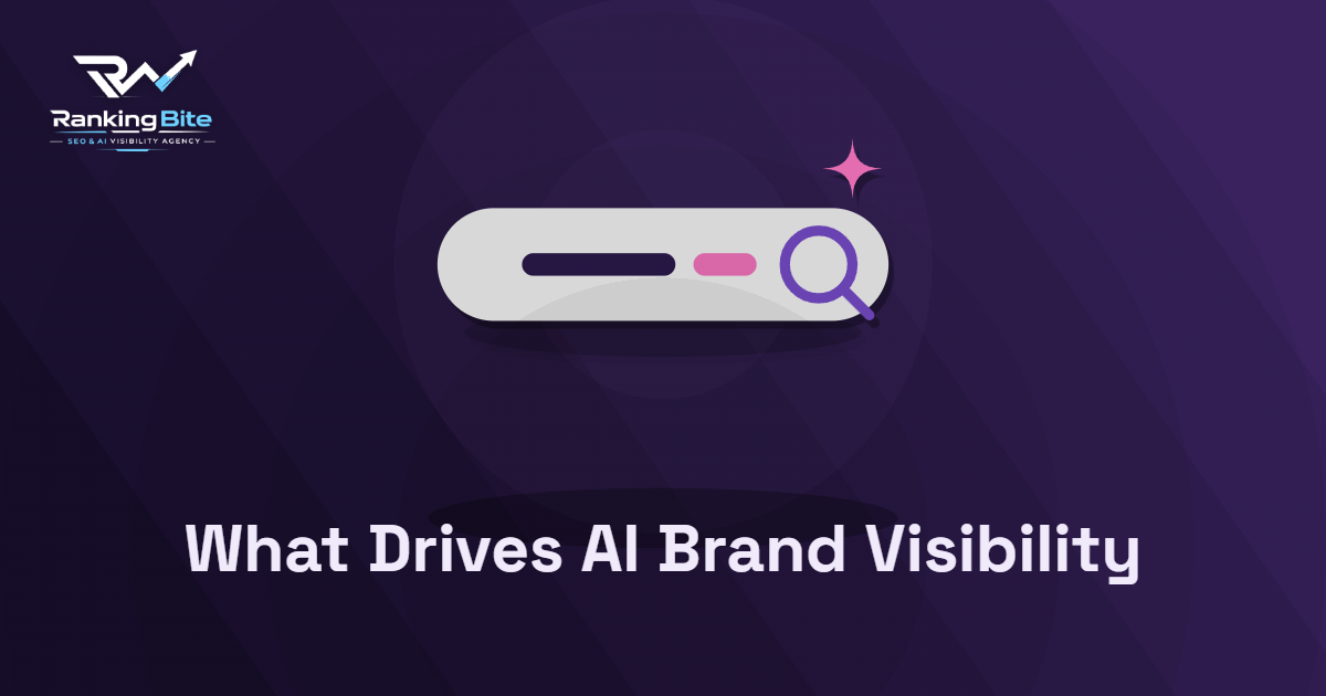 what drives ai brand visibility